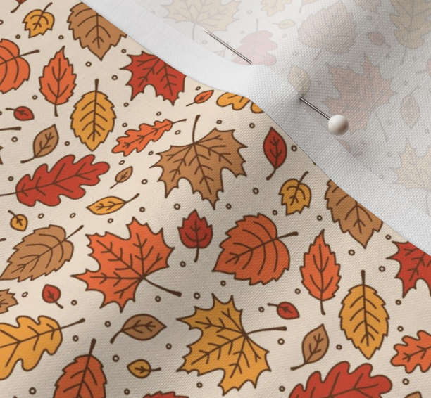 Mini Bow - Fall Leaves