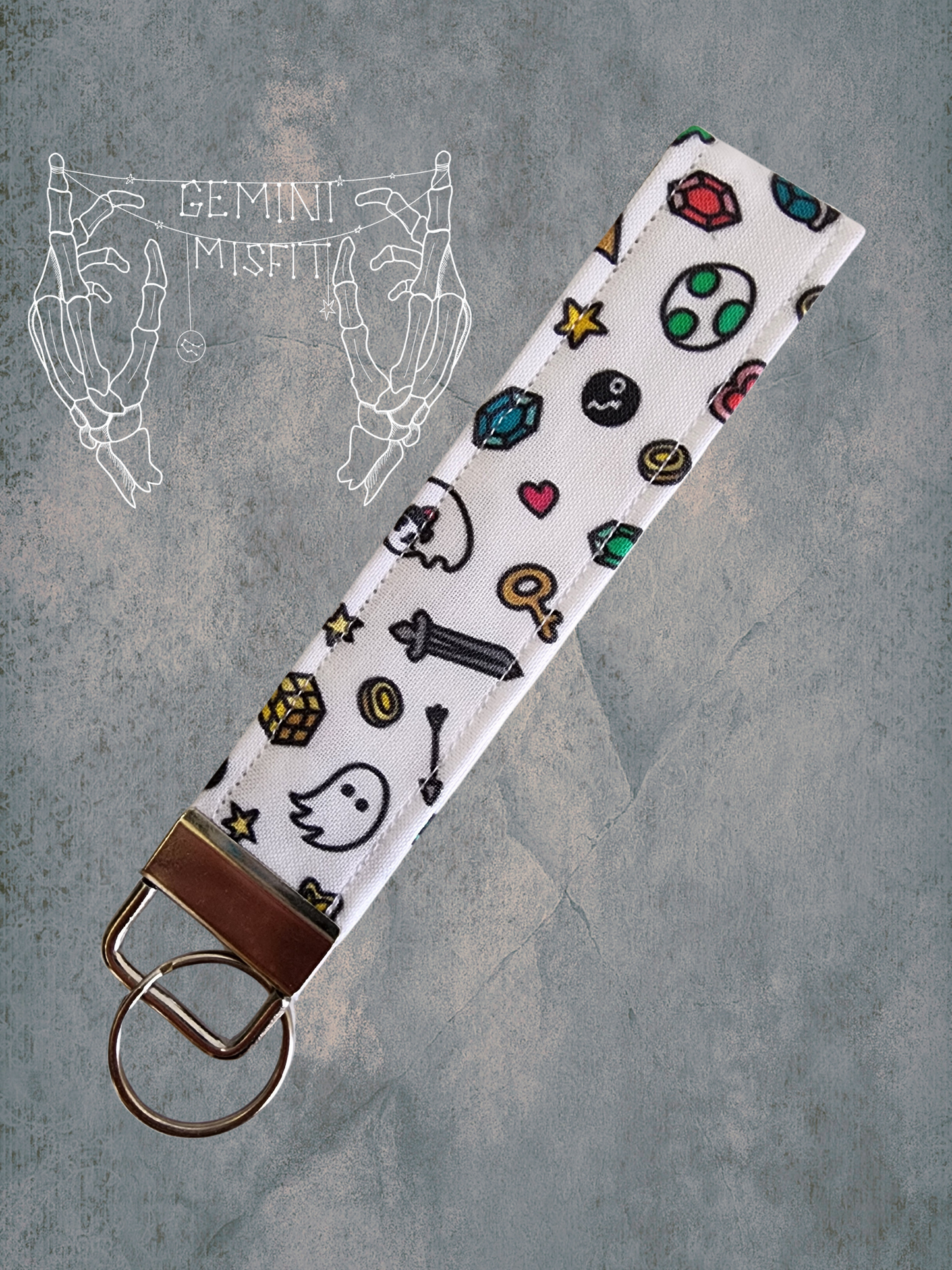 Keychain - Gaming Doodles