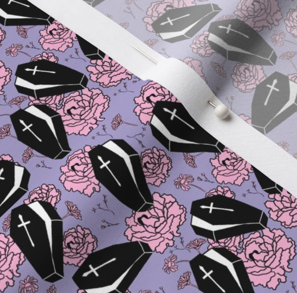 Keychain - Rose Coffin