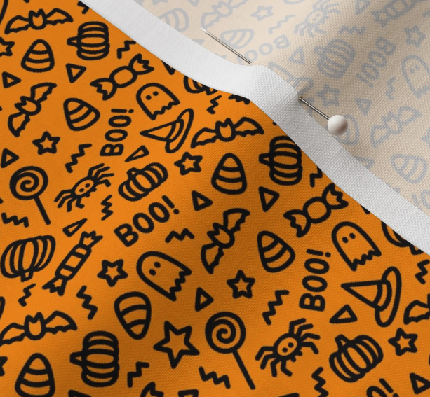 Mini Bow - Spooky Doodles