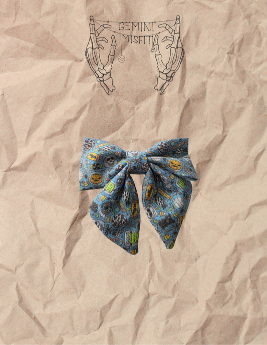Mini Bow - Blue Candy