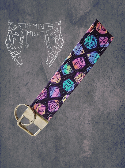 Keychain - Galaxy Dice