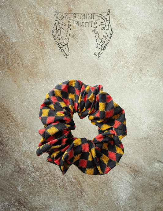 Scrunchie - Halloween Diamonds