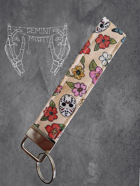 Keychain - Lake Man Flowers