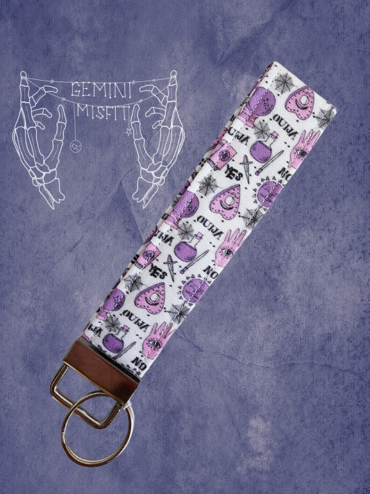 Keychain - Purple Witch