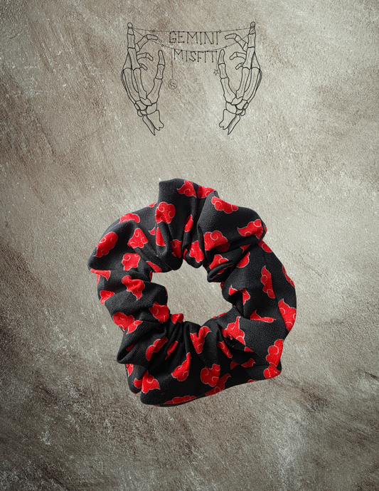 Scrunchie - Red Clouds