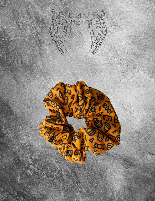 Scrunchie - Spooky Doodles